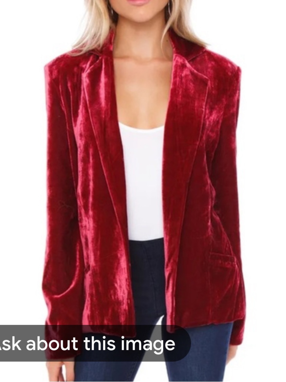 The Jetset Diaries Velvet Blazer Anguilla